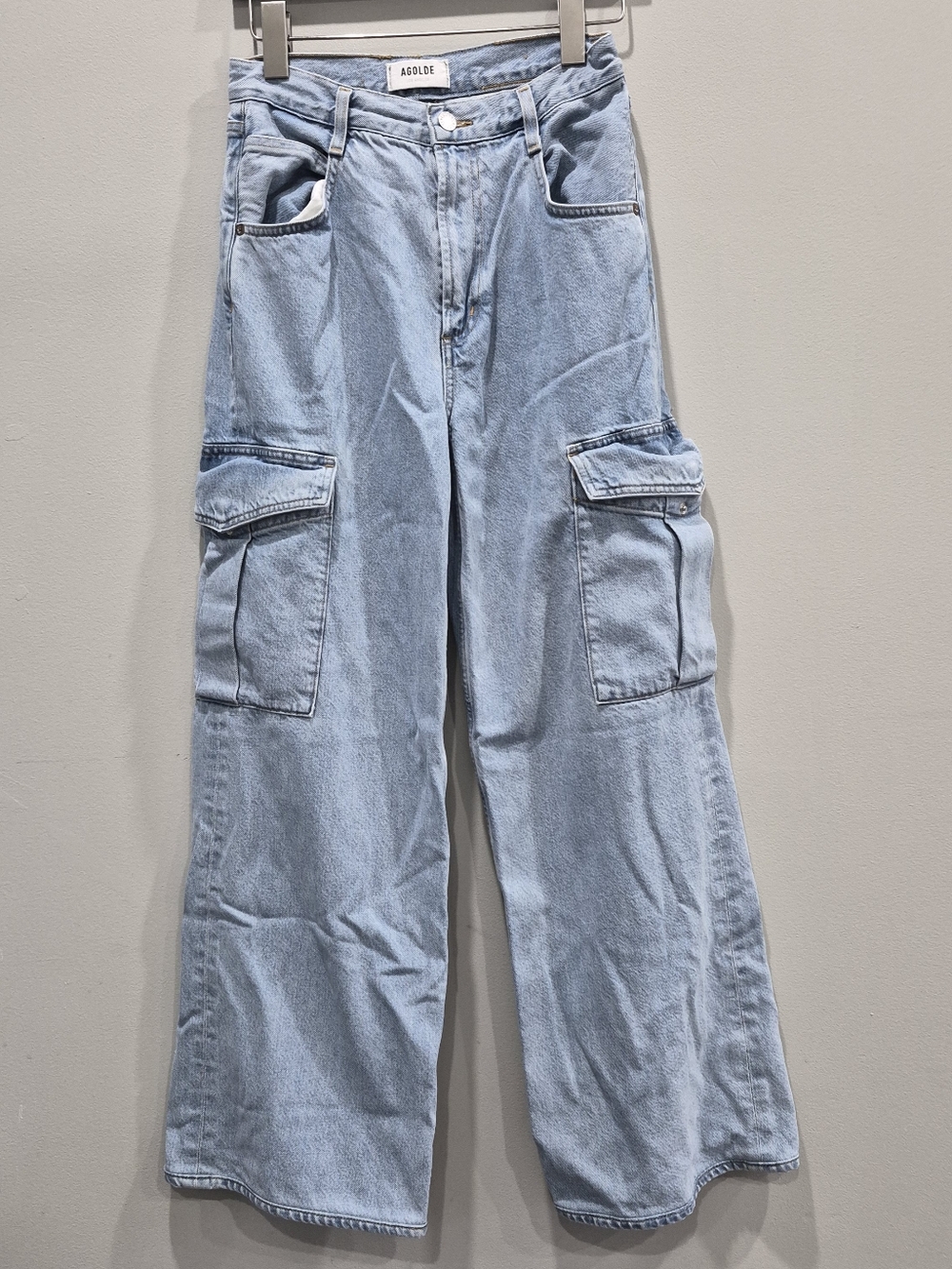 Agolde Minka Cargo Wide Leg Jeans